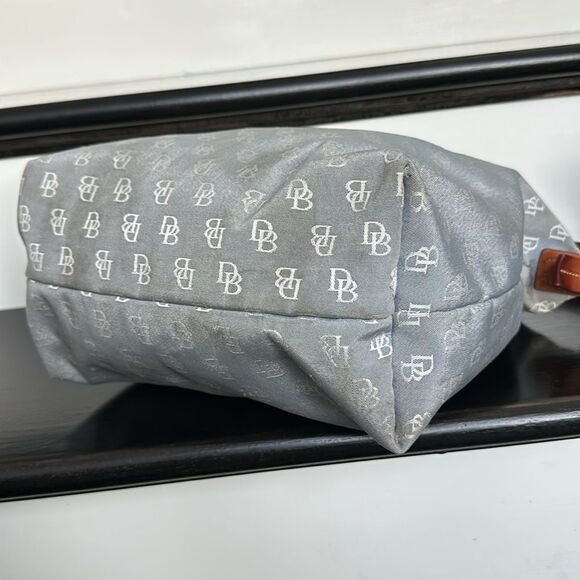 Dooney & Bourke genuine leather signature canvas shoulder handbag purse neutral - Picture 10 of 15